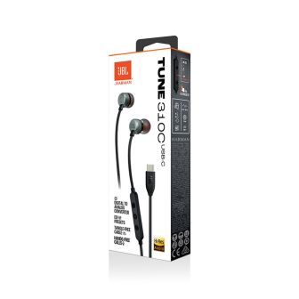 JBL Tune 310C Black USB-C Headphones