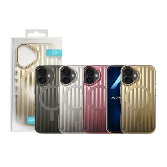 Capa Silicone Apple Iphone 17 Magsafe Metalizada
