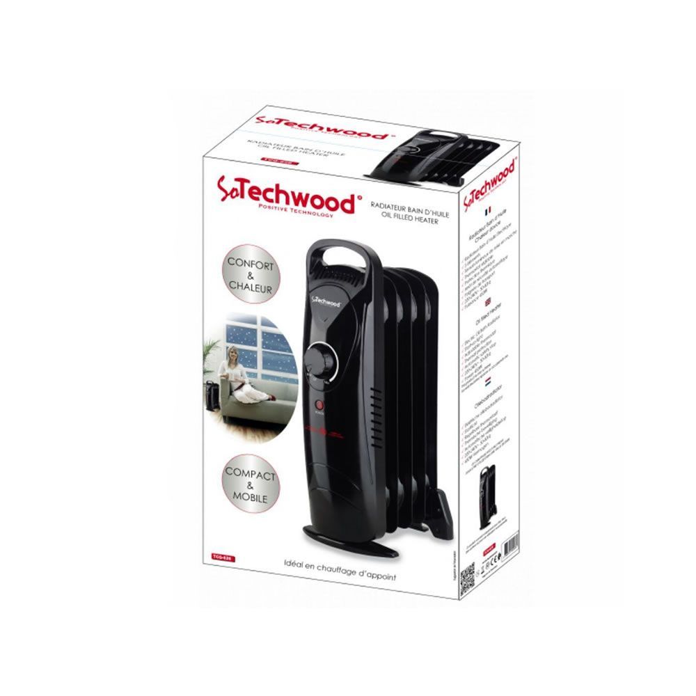 Techwood TCG-666NH 450W 5-element Oil Heater