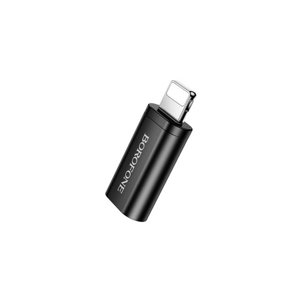 Adaptador Borofone BV26A Preto USB-C Para Lightning