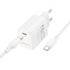 Borofone BN26 White 240V Charger 20W 3.0A USB-C To Type-C