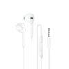 Auricular Borofone BM100 Branco 1.2m 3.5mm Com Microfone