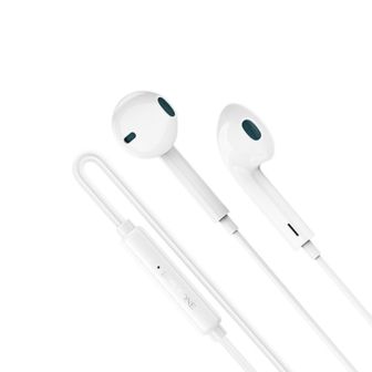 Auricular Borofone BM100 Branco 1.2m 3.5mm Com Microfone