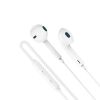 Borofone BM100 White Headphones 1.2m 3.5mm With Microphone