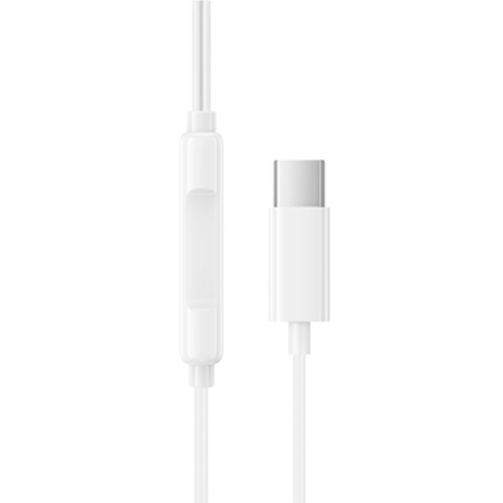 Auricular Borofone BM100 Pro Branco 1.2m Tipo-C Com Microfone