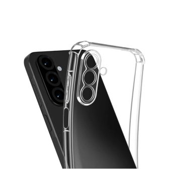 Capa Silicone Anti-Choque Samsung Galaxy S26 Transparente Com Protetor De Câmera