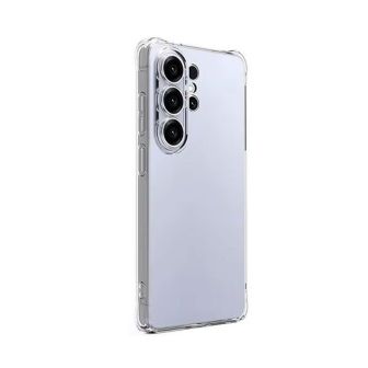 Capa Silicone Anti-Choque Samsung Galaxy S26 Ultra Transparente Com Protetor De Câmera