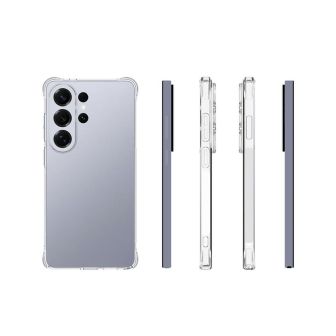 Capa Silicone Anti-Choque Samsung Galaxy S26 Ultra Transparente Com Protetor De Câmera