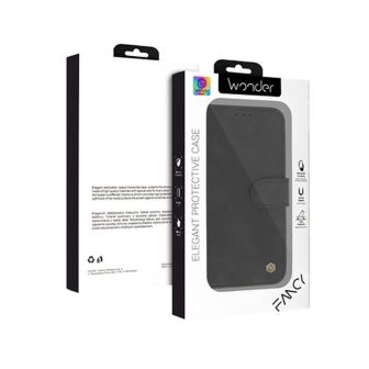 Capa Flip Cover Samsung Galaxy S26 Plus Preto Wonder