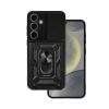 Samsung Galaxy S26 Plus TPU Case With Finger Ring Camera Protector And Sliding Window
