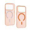 Capa Silicone Dura Apple Iphone 17 Pro Max Laranja MagSafe