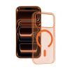 Capa Silicone Dura Apple Iphone 17 Pro Max Laranja MagSafe