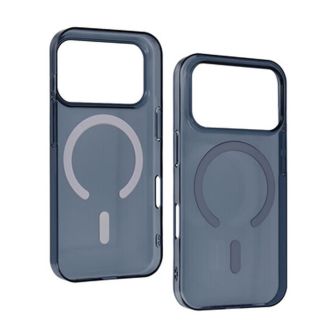 Apple Iphone 17 Pro Max Blue MagSafe Hard Silicone Case