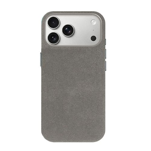 Capa Silicone Dura Apple Iphone 17 Pro Max Cinza