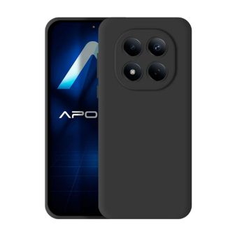 Xiaomi Redmi Note 15 Pro Plus 5g Black Silicone Case With Camera Protector