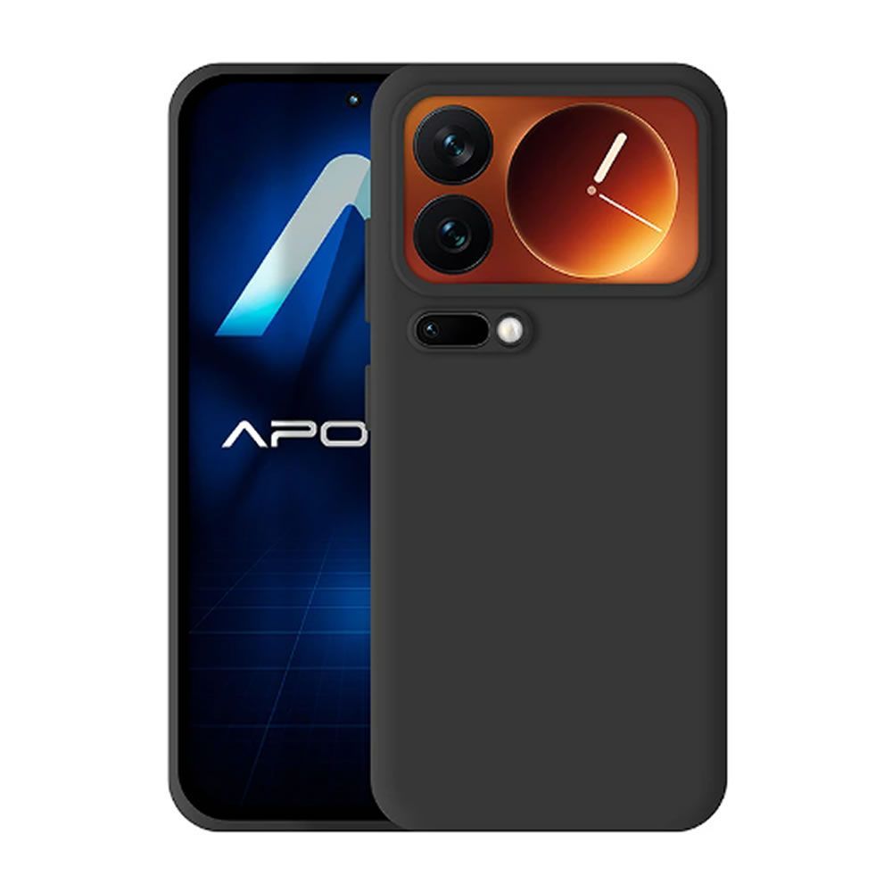 Capa Silicone Xiaomi Mi 17 Pro Max Preto