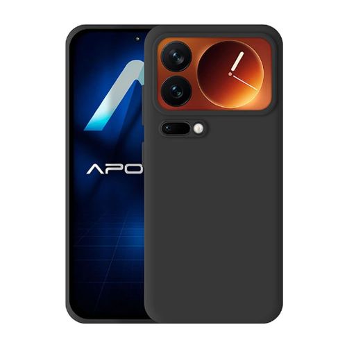 Capa Silicone Xiaomi Mi 17 Pro Max Preto